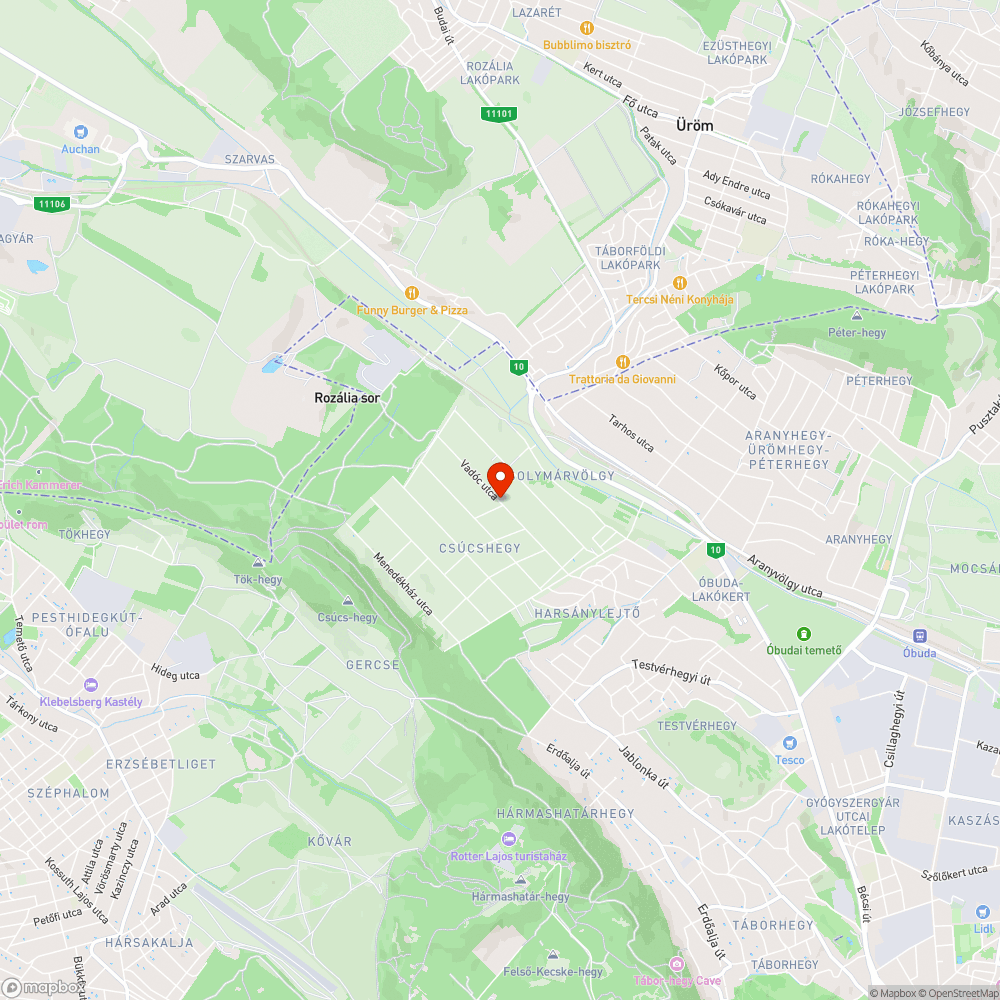 Útjavítási kérelem bejelentés helye