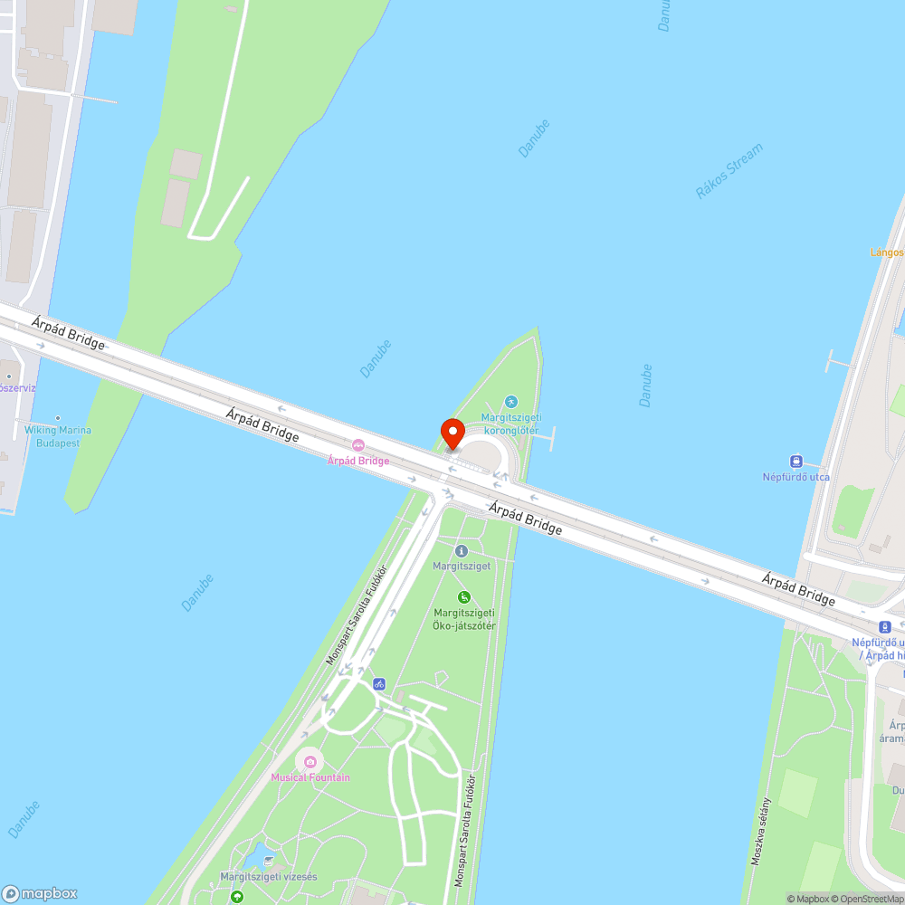 Érthetetlen gyalogos-tiltás az Árpád hídi járdán bejelentés helye