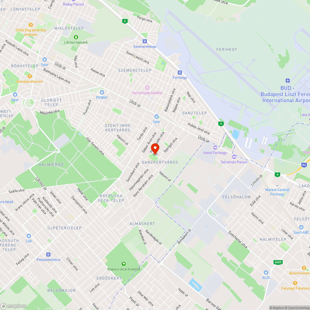 Kátyú a Kandó téren bejelentés helye