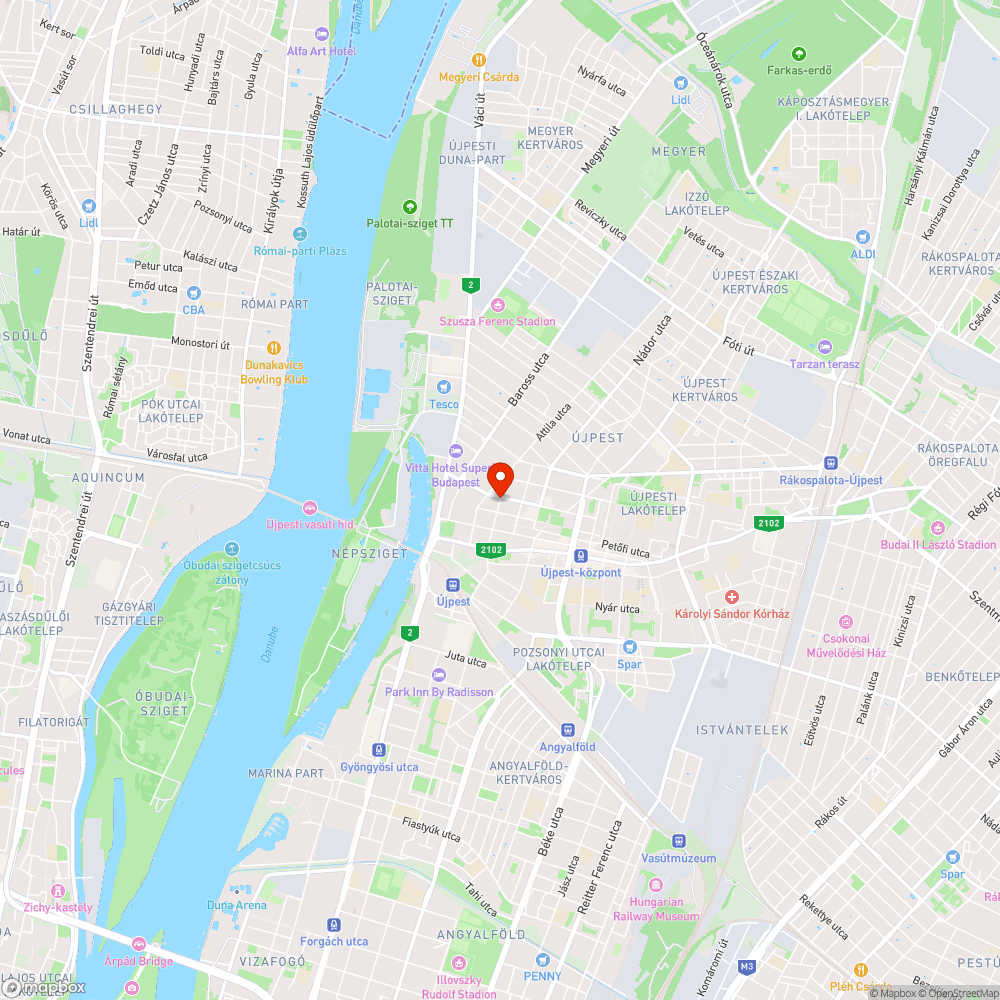 Szemét bejelentés helye