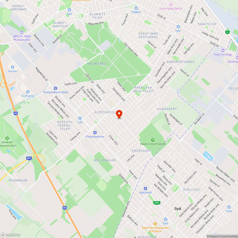 Hatalmas pocsolya bejelentés helye