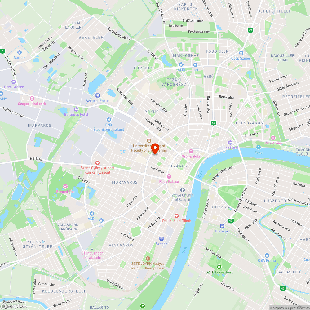 Kátyú az Attila utcában bejelentés helye