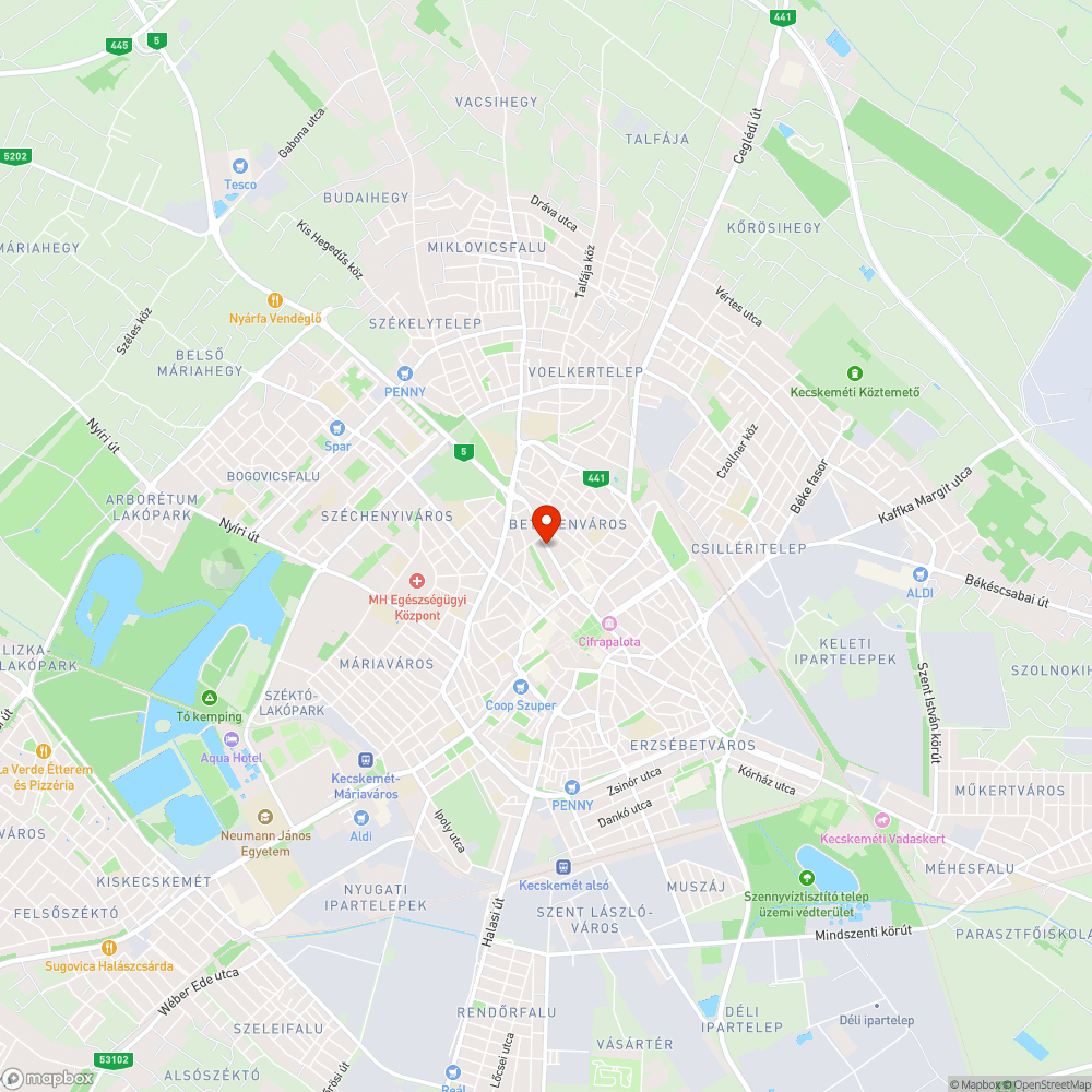 Kimozdult szegély / hibás járdafelújítás a Jókai utcán bejelentés helye