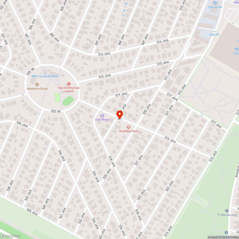 Tessék-lássék... bejelentés helye