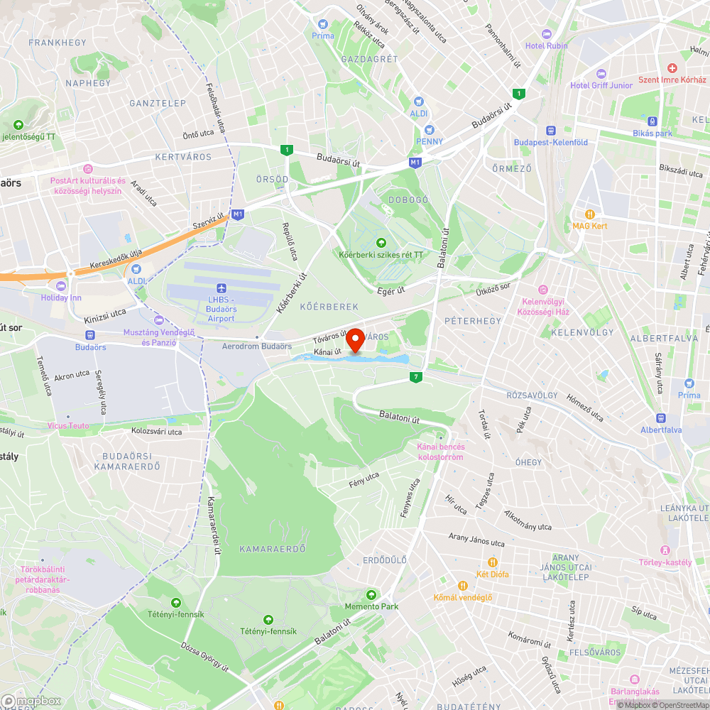 Szemetes hiánya a Kőérberki tó mentén bejelentés helye