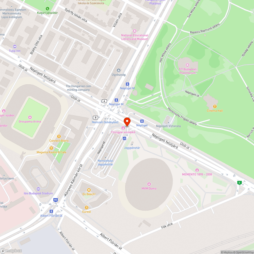 Ottfelejtett postaláda tartóoszlop bejelentés helye