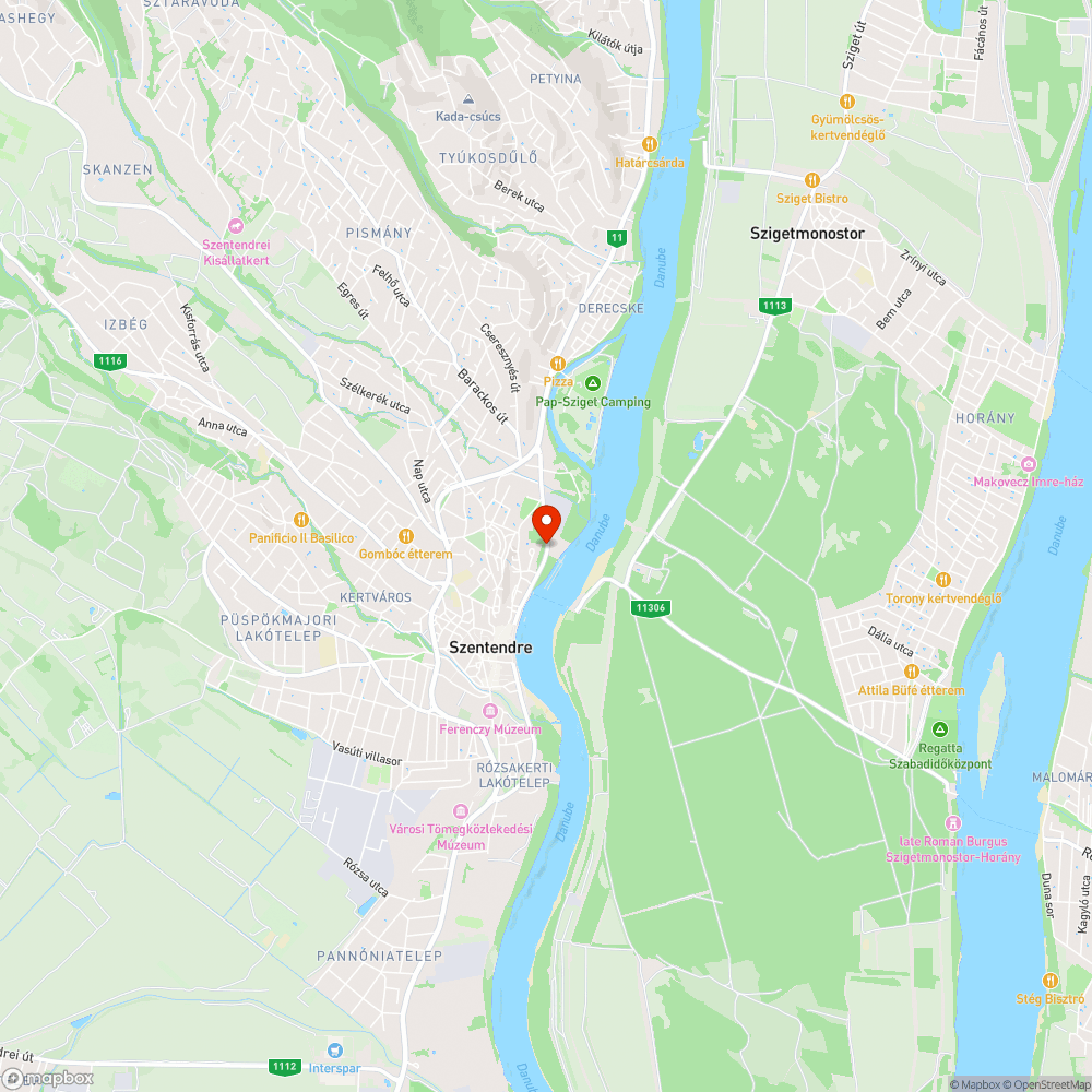 Zöldhulladék a Duna korzón bejelentés helye