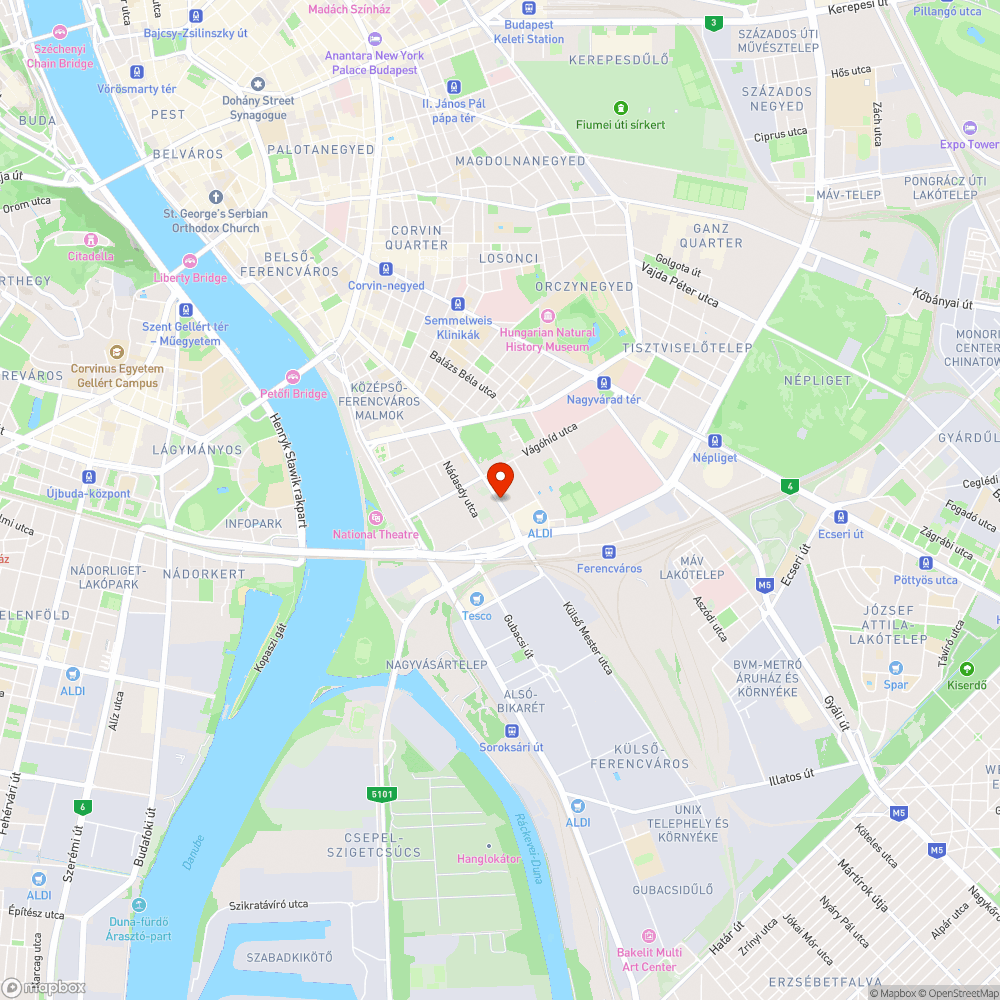 Járdaigény a Mester utcában a Vágóhíd utca és Máriássy utca közt bejelentés helye