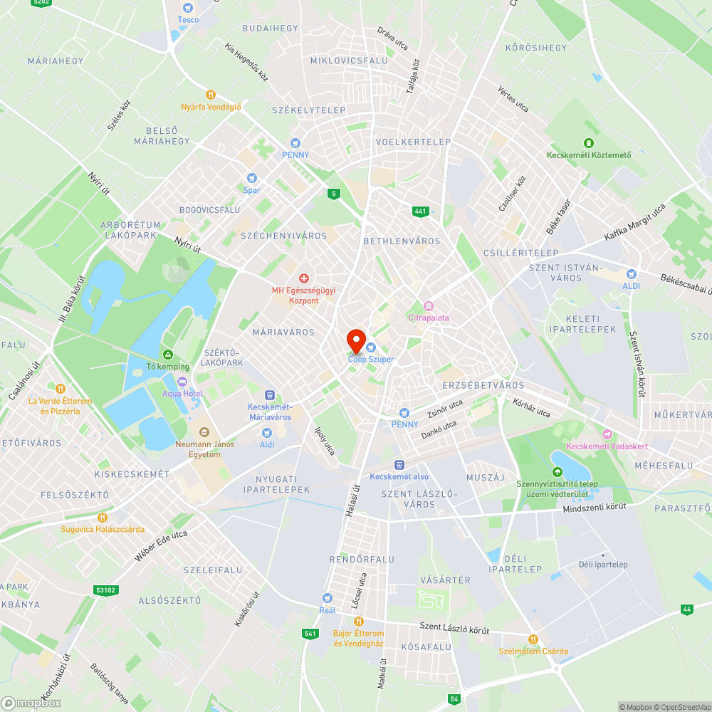 Balesetveszélyes lépcső bejelentés helye