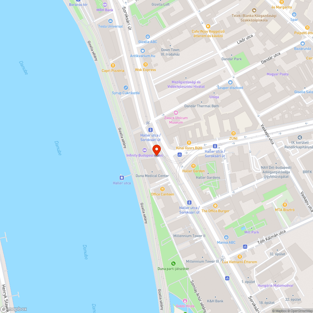 életveszélyes kordon bejelentés helye