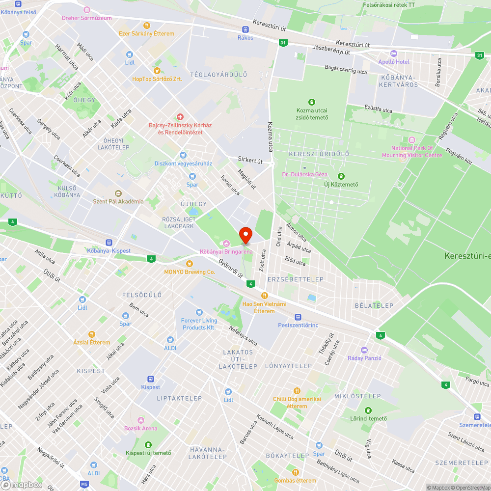 Illegális szemét lerakás bejelentés helye