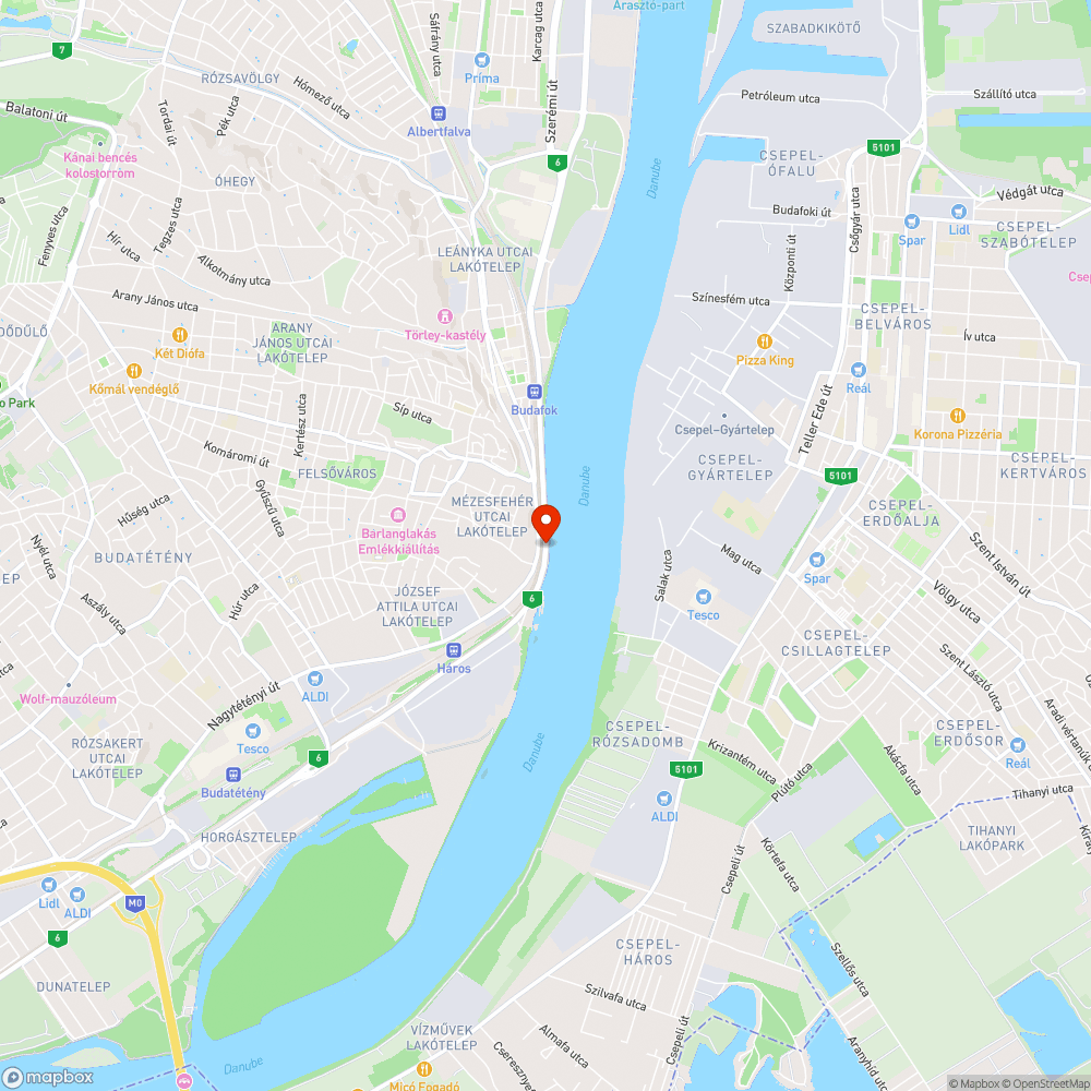 6-os út szűkületei Budafoknál bejelentés helye