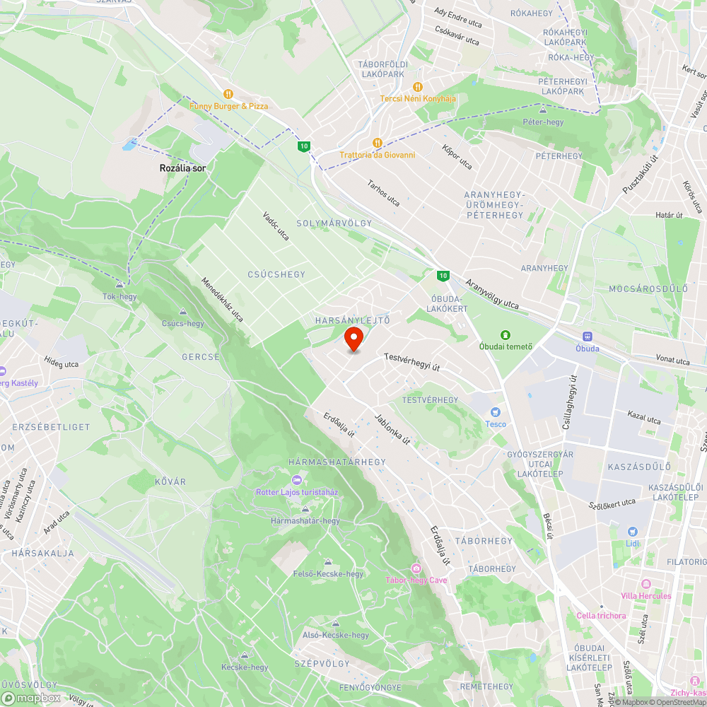 Elmosott útpadka bejelentés helye