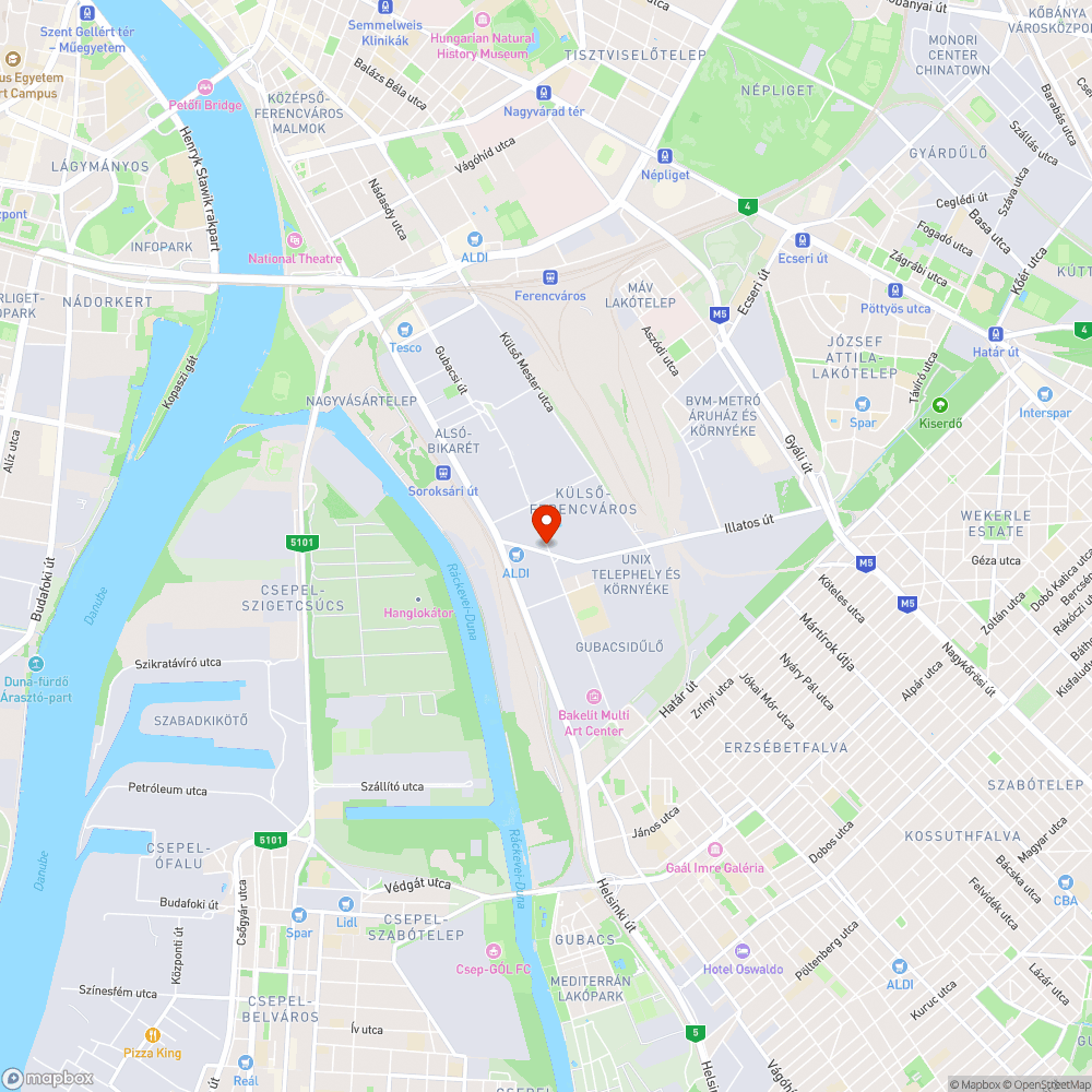 Óriás tócsa bejelentés helye