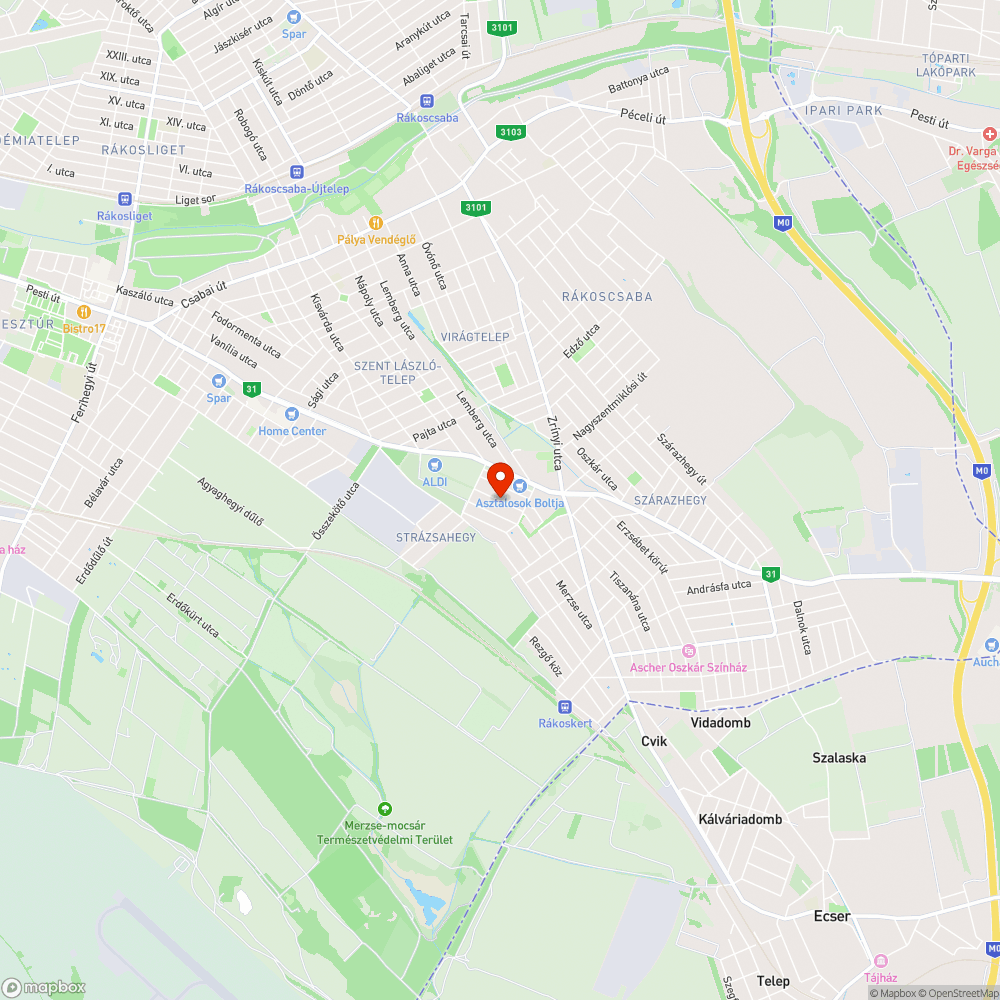 Zöldhulladék az utcán 2 hete bejelentés helye