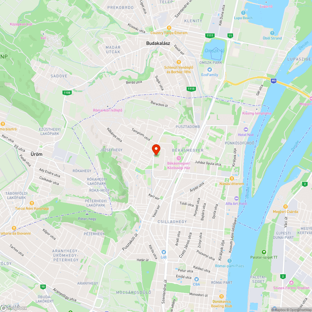 Sérült fák bejelentés helye