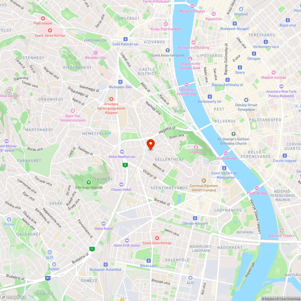 Mély kátyú bejelentés helye