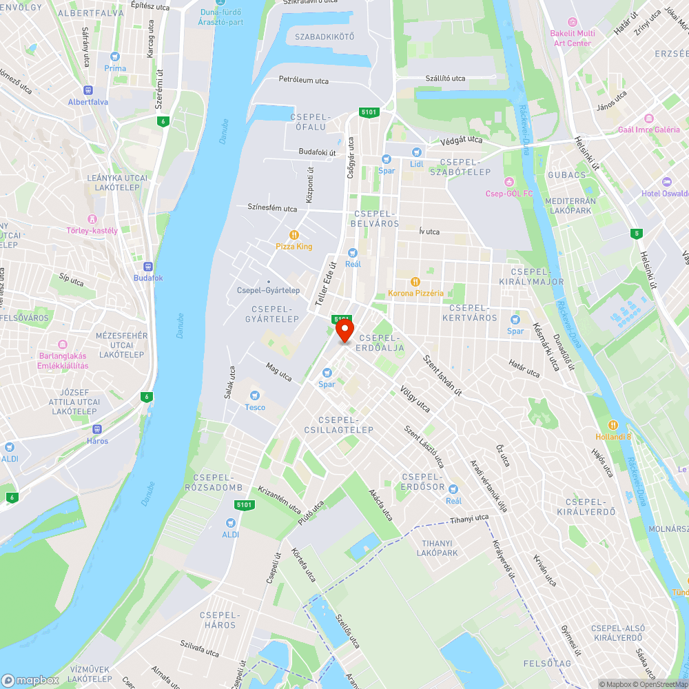 Kerékpárutak állapota Csepelen bejelentés helye