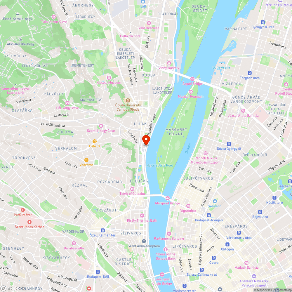 Kintfelejtett áthúzás a Margít hídnál bejelentés helye