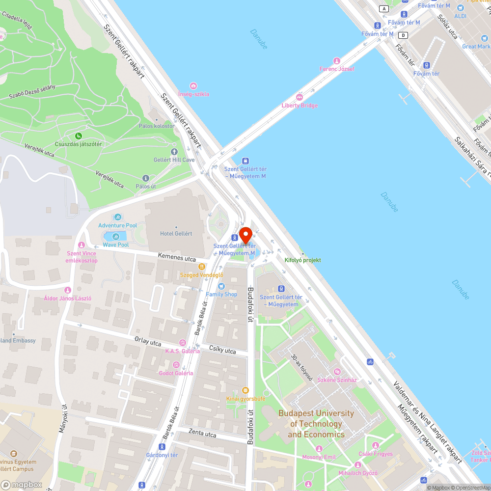 Illegális reklám biciklin az új metrókijárónál bejelentés helye