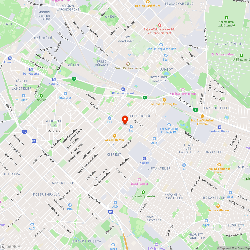 Lekopott a gyalogosátkelőhely felfestése bejelentés helye