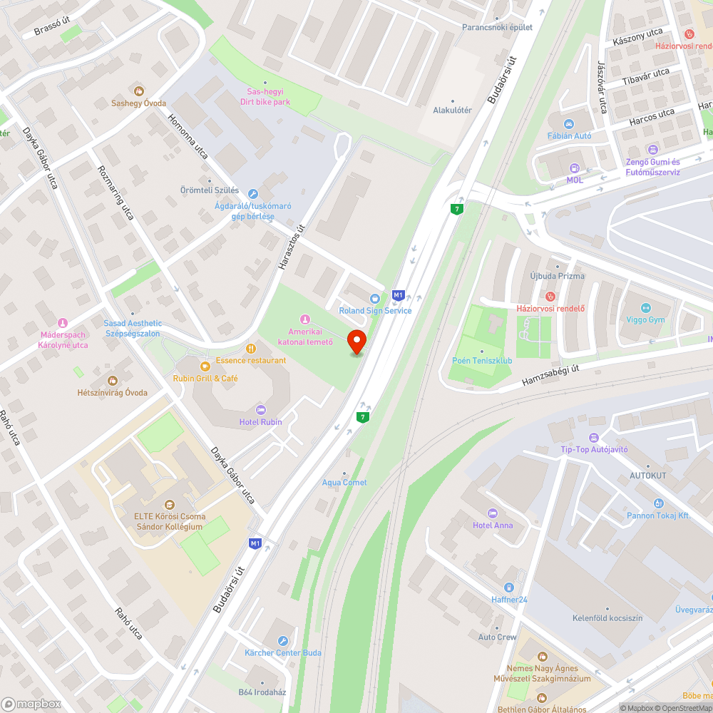 Budaörsi út bejelentés helye