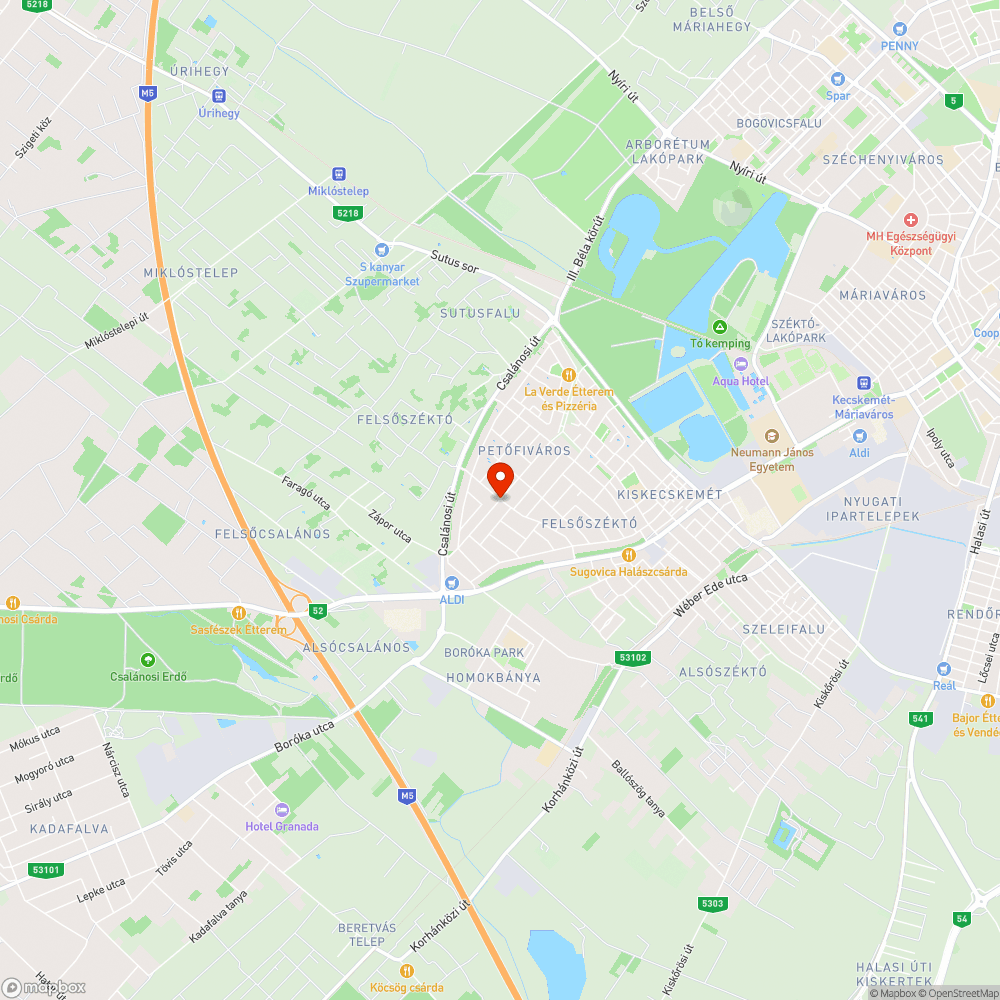 Vízelvezetés hiánya kb. 15 éve bejelentés helye