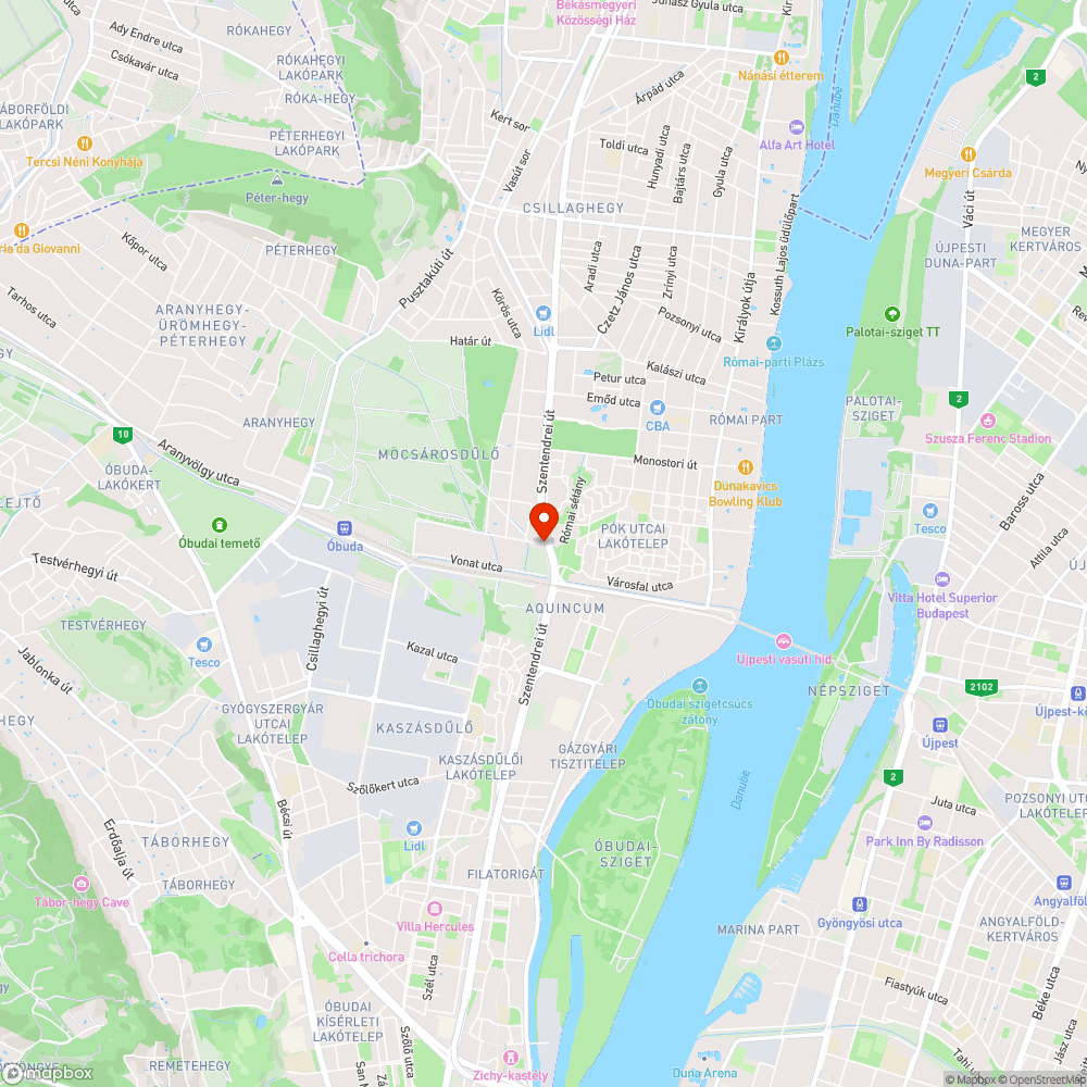 Zsófia utcai jelzőlámpa bejelentés helye