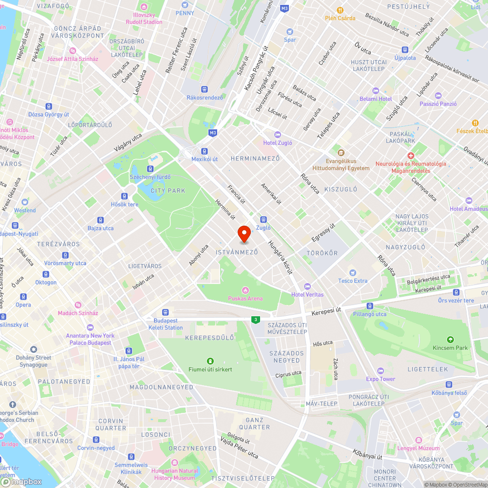 Ilka utca 30. töredezett járda - ház vizesedése bejelentés helye