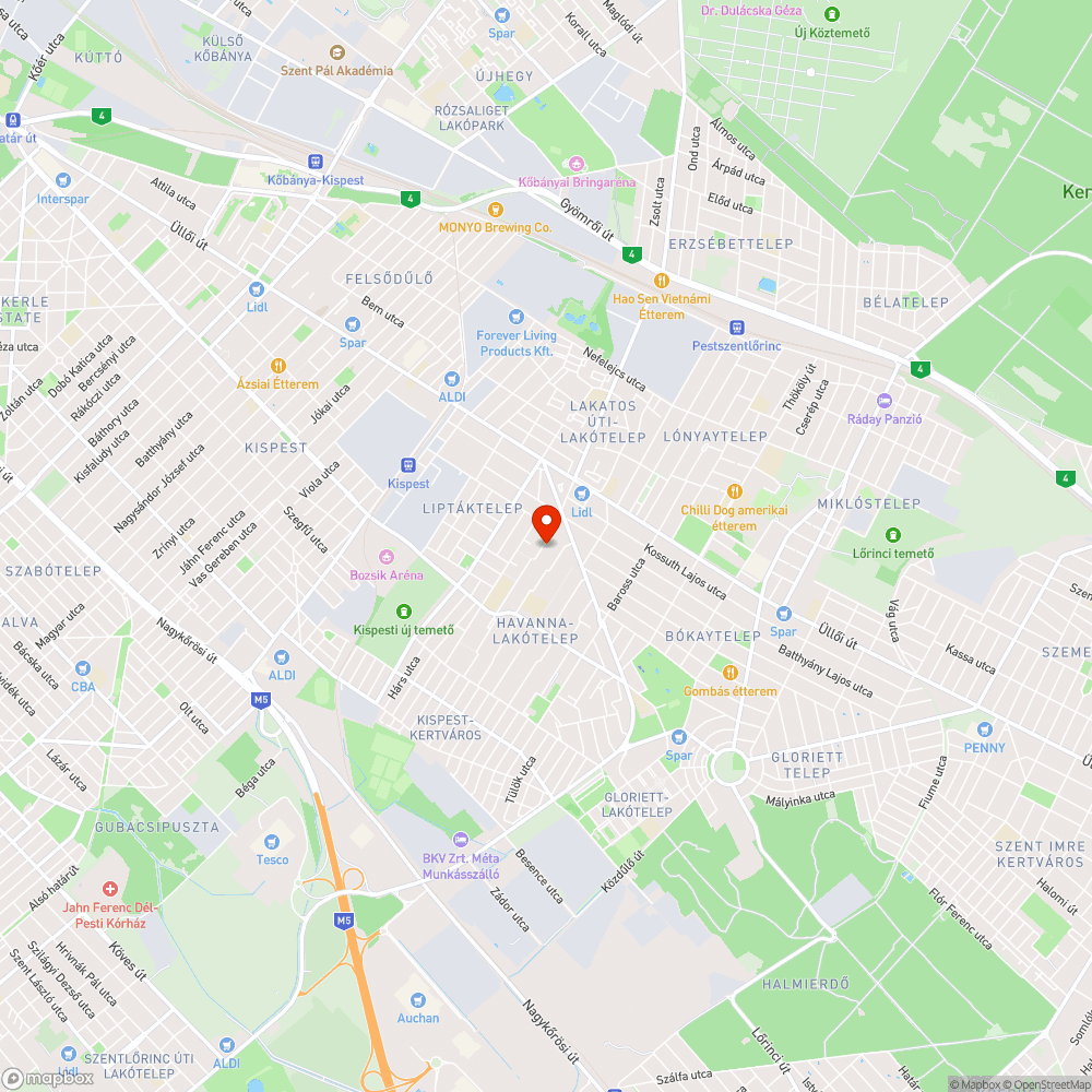 Kidöntött korlát bejelentés helye