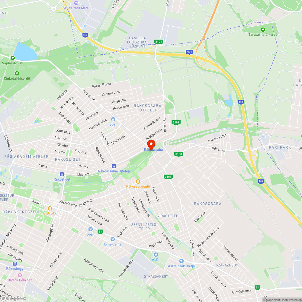 Csak a szokásos: szemétlerakás a Rákoscsaba utcában bejelentés helye