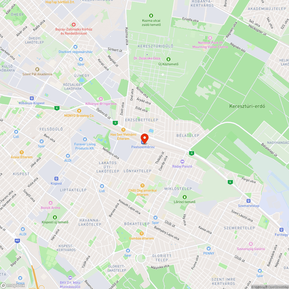 illegális szemétlerakó bejelentés helye