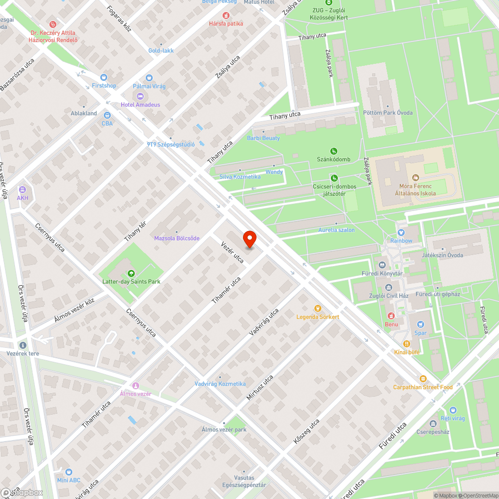 Csövestanya és szeméthalmok a kertvárosban bejelentés helye