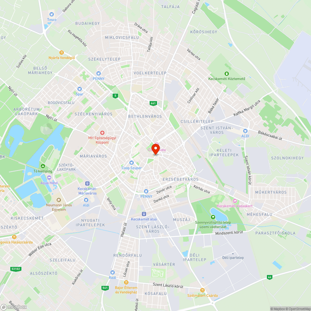 csatorna bejelentés helye