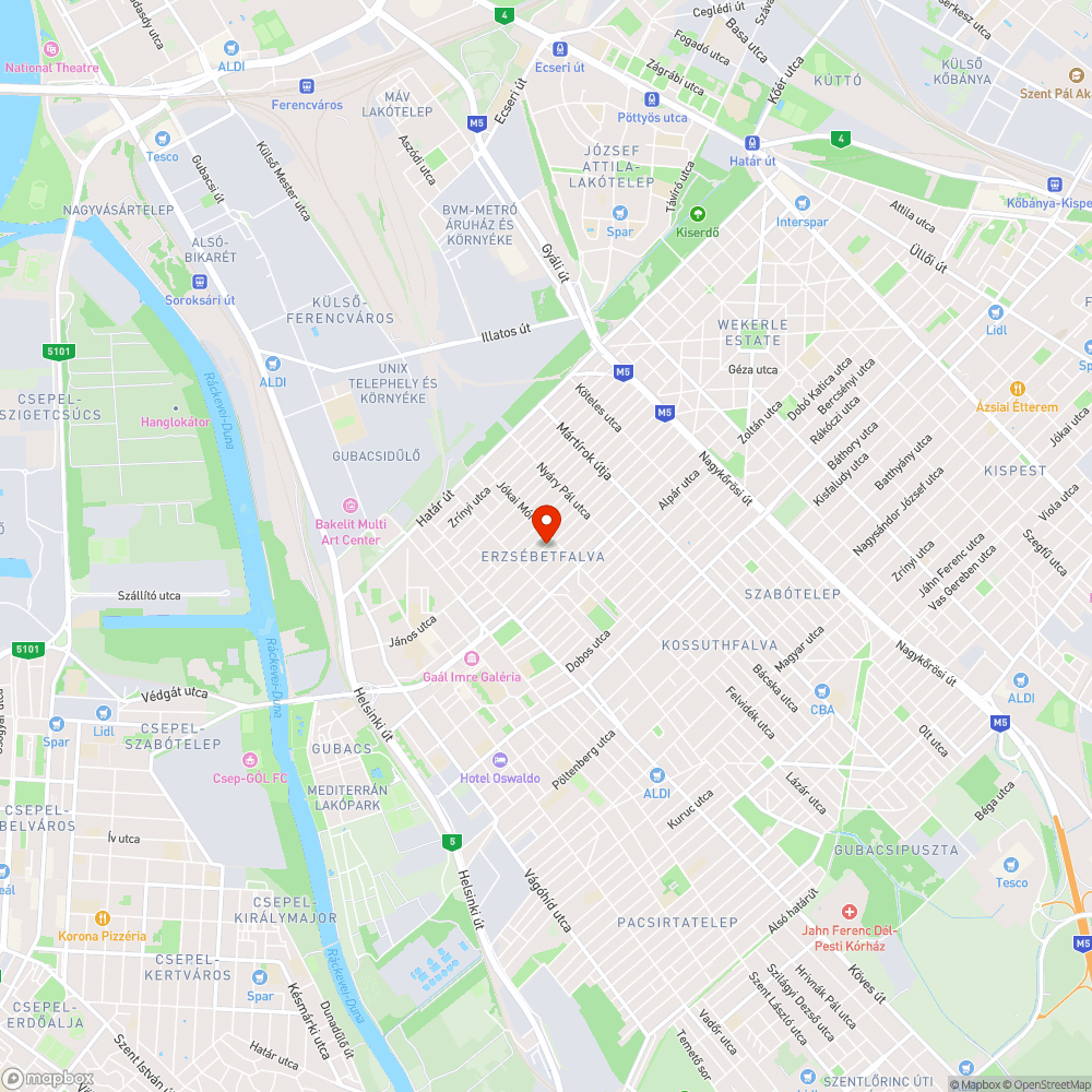 Roncs autó bejelentés helye