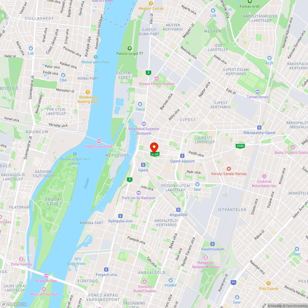 Útszakasz süllyedés bejelentés helye