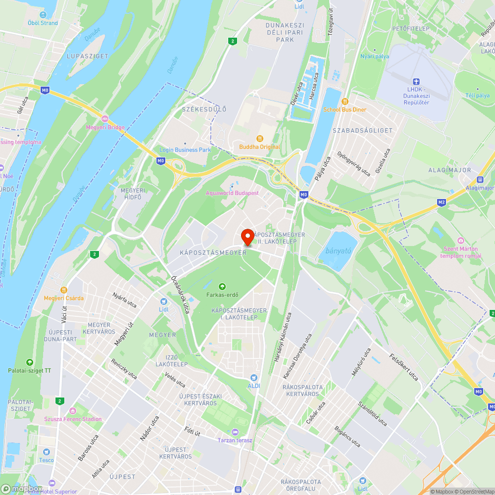 Pocsolya a buszmegállónál a járdán bejelentés helye