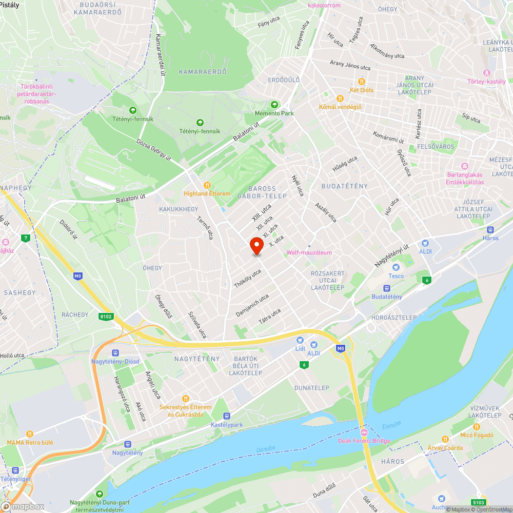 Útszéli balesetveszélyes gödör bejelentés helye