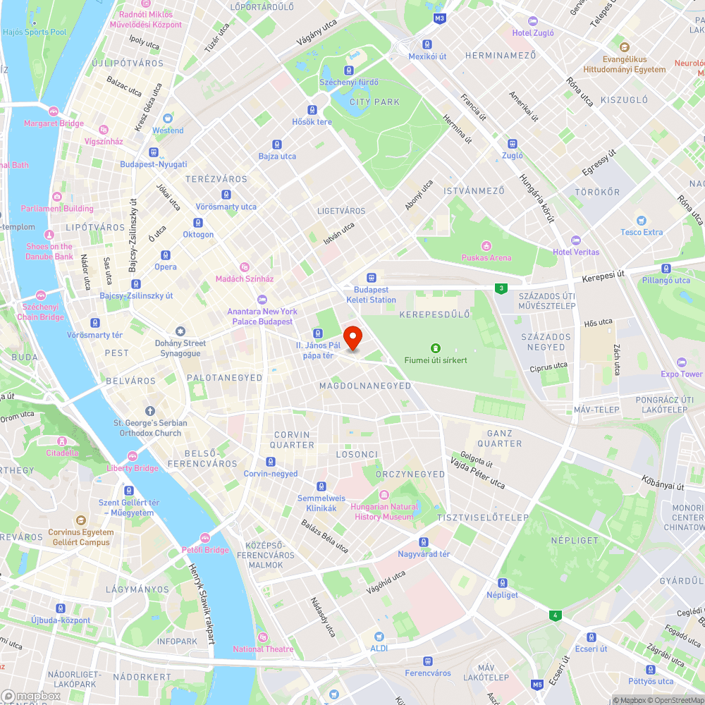 kátyú bejelentés helye