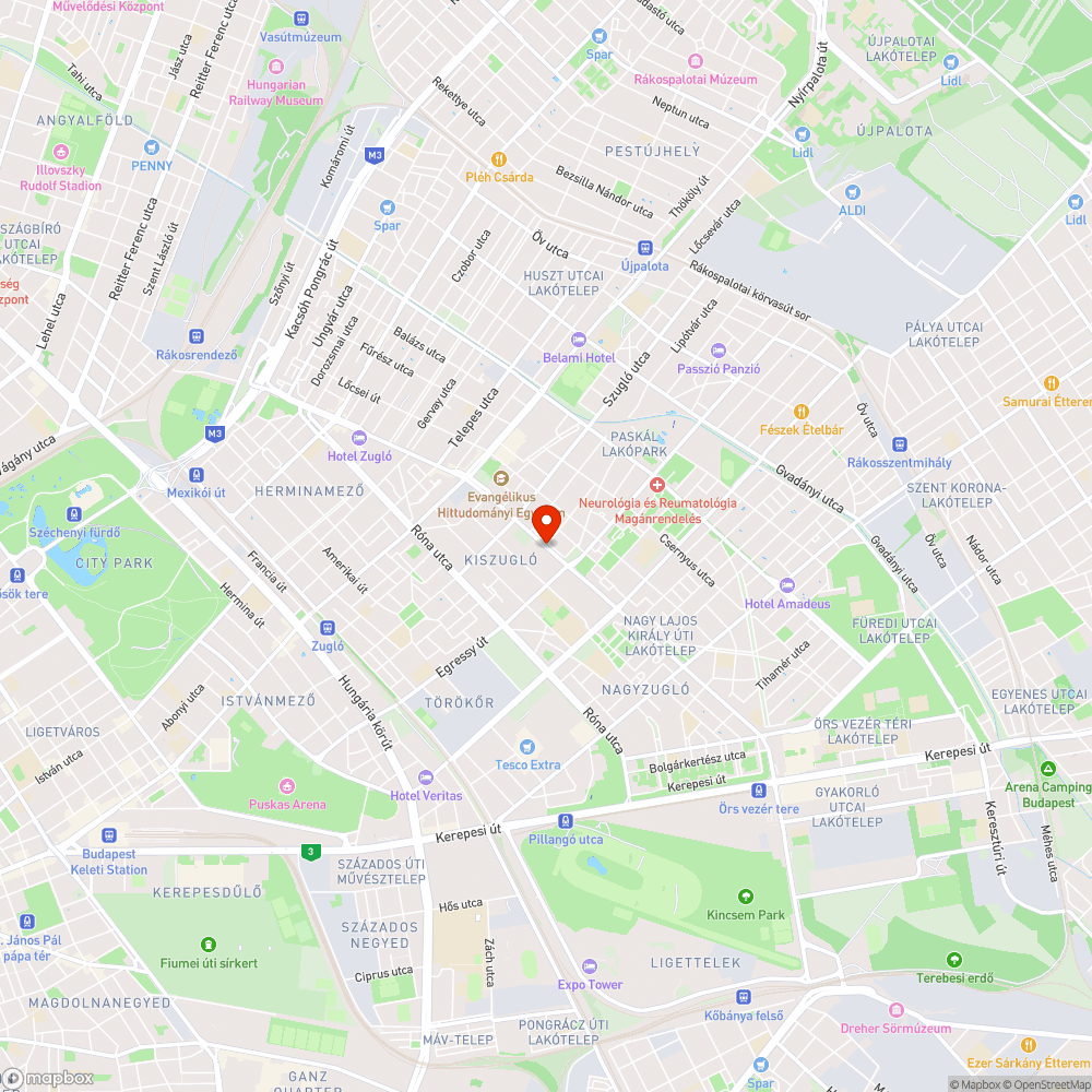 Kátyútenger - járhatatlan út bejelentés helye