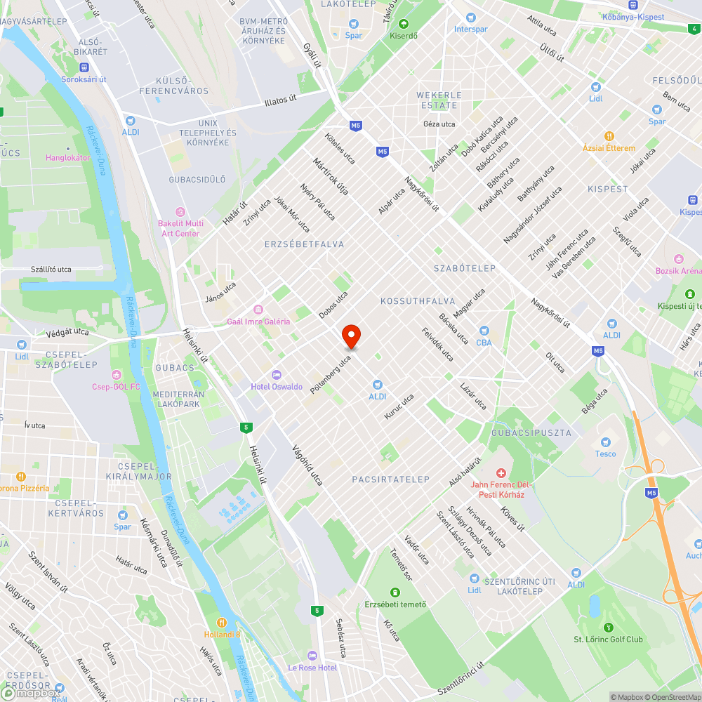 Szent Imre Herceg utca 100 bejelentés helye