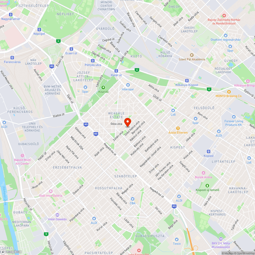 Kátyúk az új aszfalton bejelentés helye