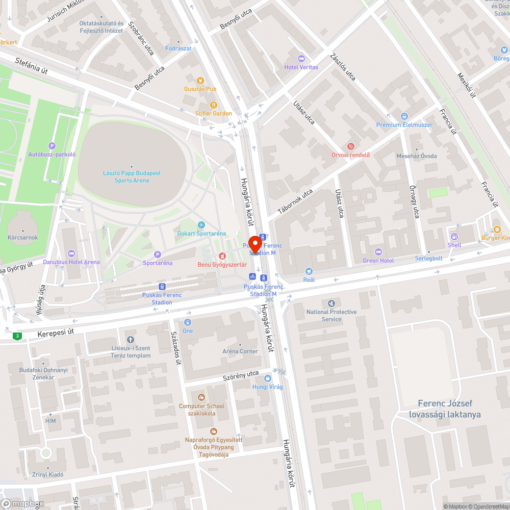 Droszt a járdán bejelentés helye