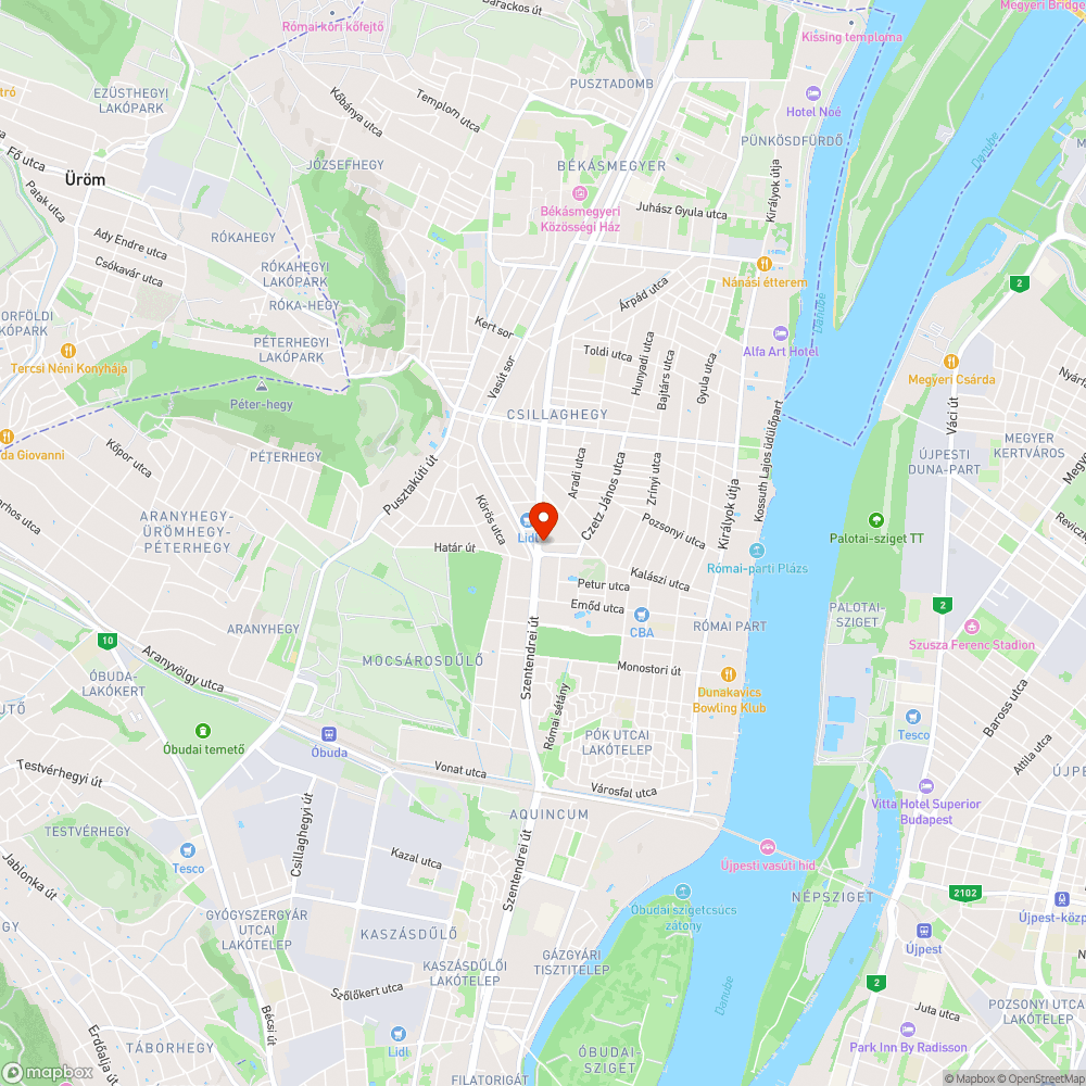 Kátyú 1 Bp Toldalagi Pál u. bejelentés helye