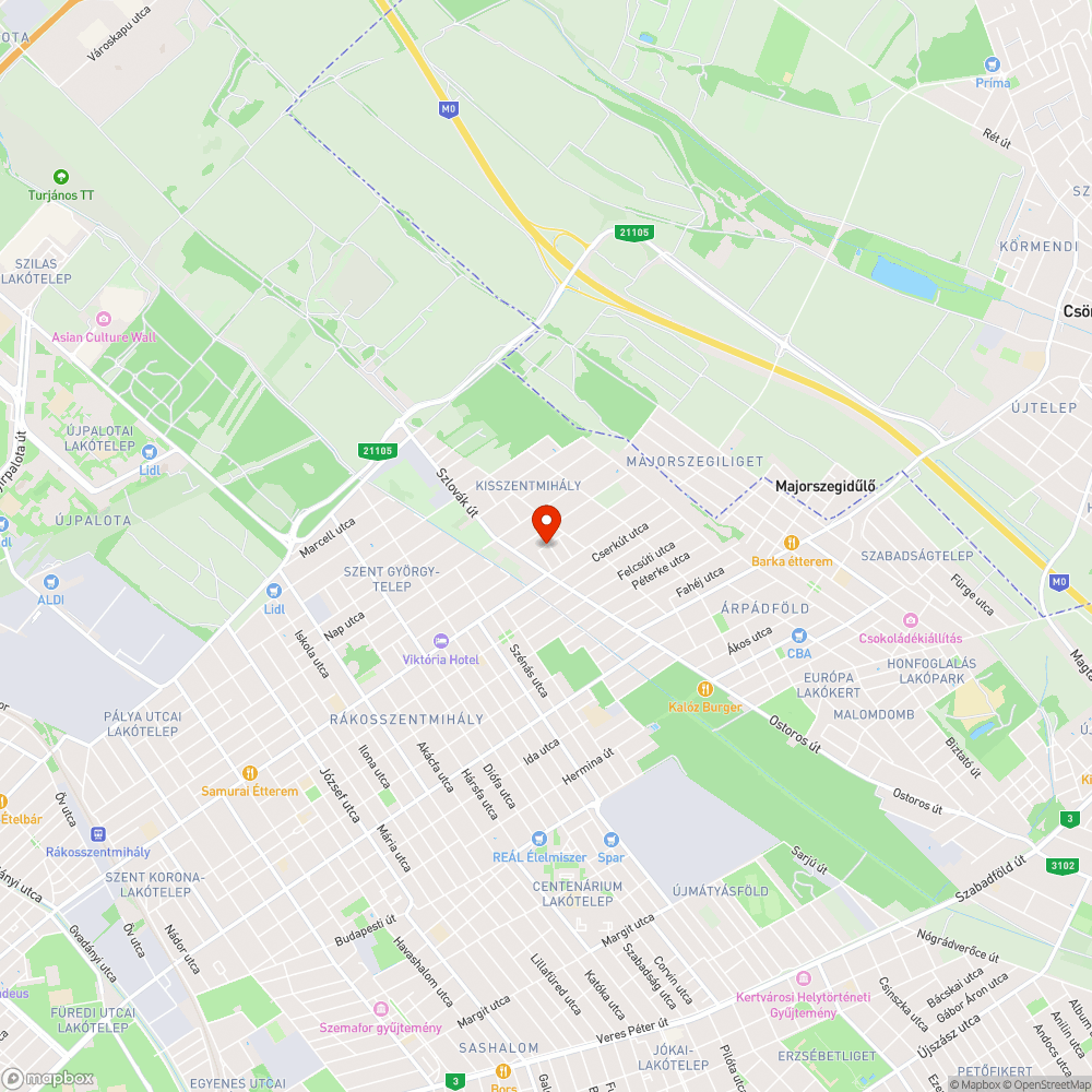 Kátyú a XVI.ker. Paripa u.3 előtt bejelentés helye