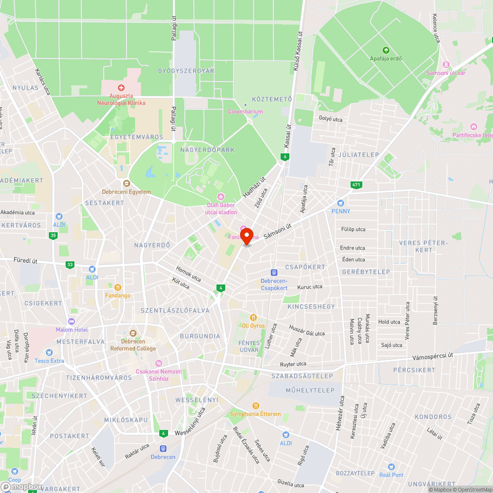 Meghibásodott lámpák bejelentés helye