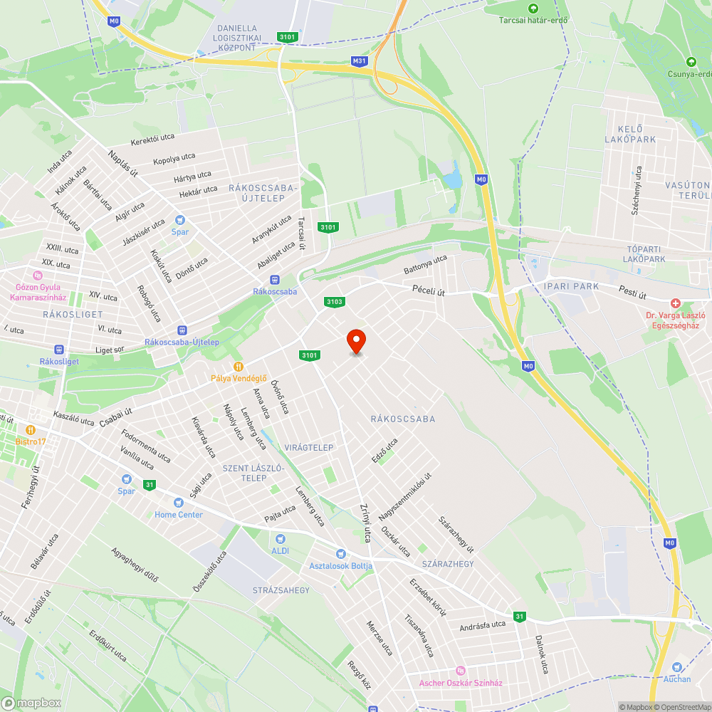 Járda hiba bejelentés helye