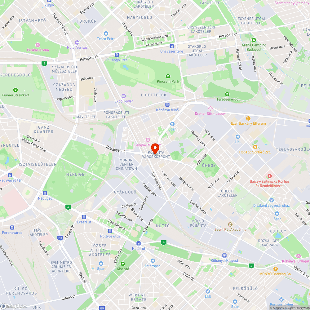 Épített pocsolya tároló avagy hiányzó vízelvezetés bejelentés helye