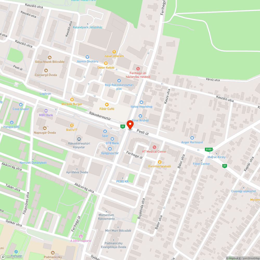KerépárPestiút bejelentés helye
