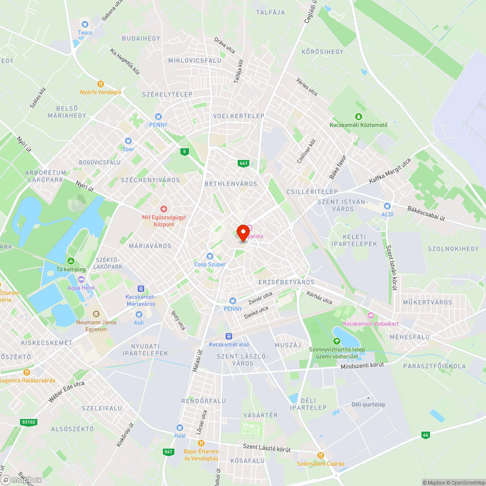 Művészetek kútja bejelentés helye